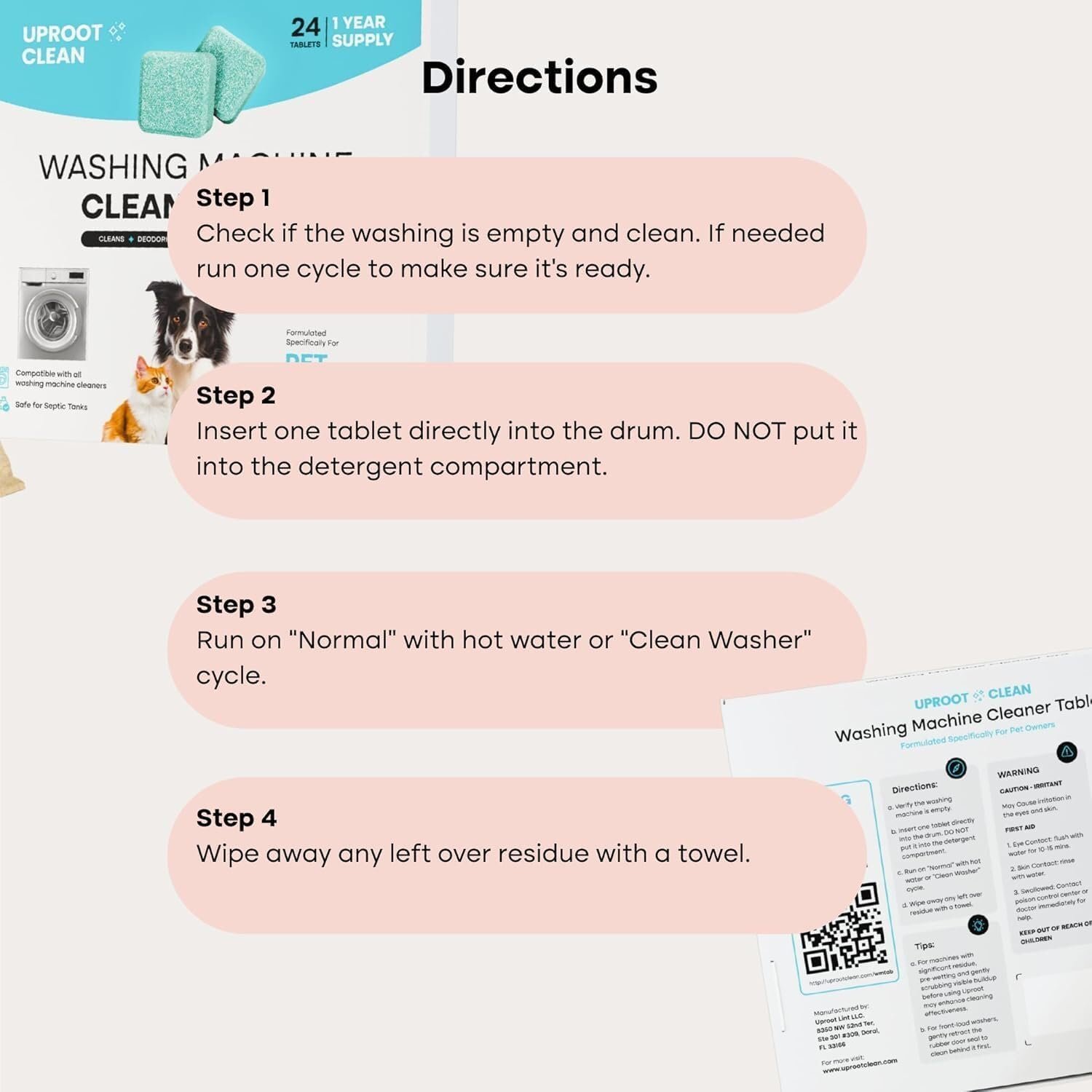 Uproot Washing Machine Cleaner Pro 4